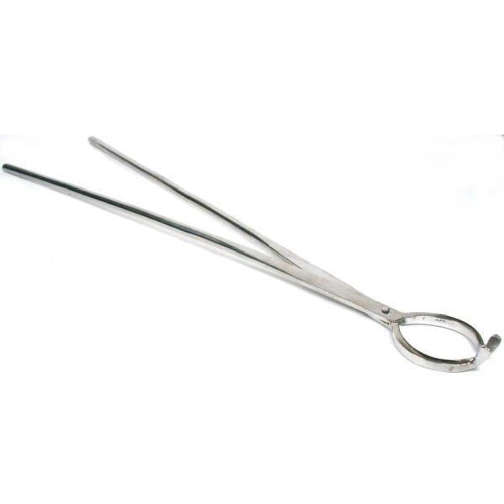 Crucible Tongs 50cm Long & Graphite Crucible 89mm Tall Casting Tools Kit 2 Pcs