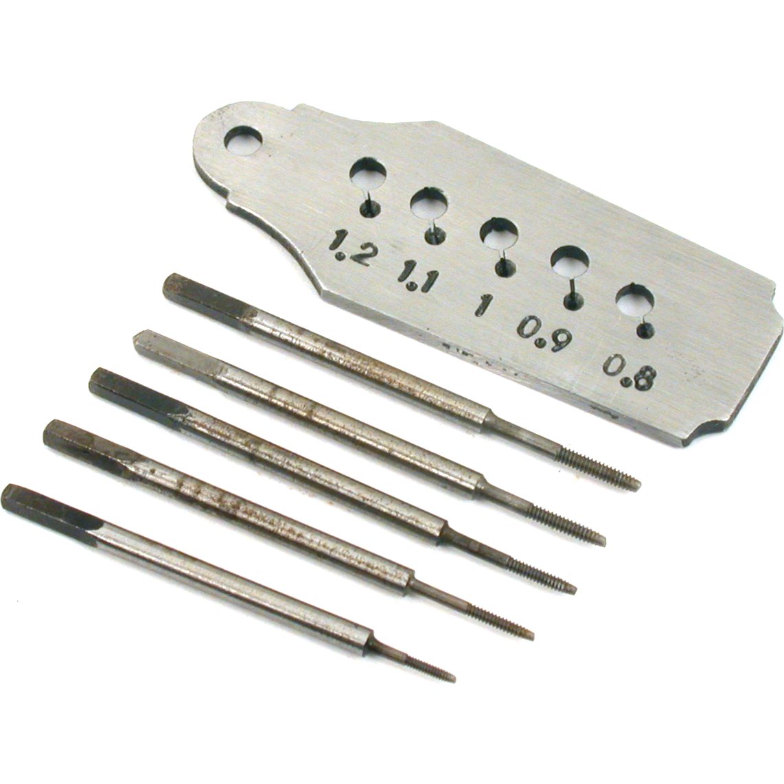 Tap & Die 6Pc Set 1.4mm to 1.6mm
