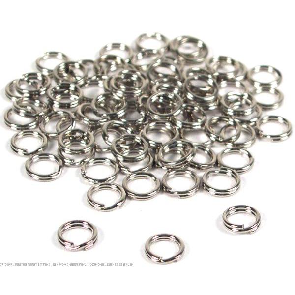 Split Rings Nickel Plated 6mm 75Pcs