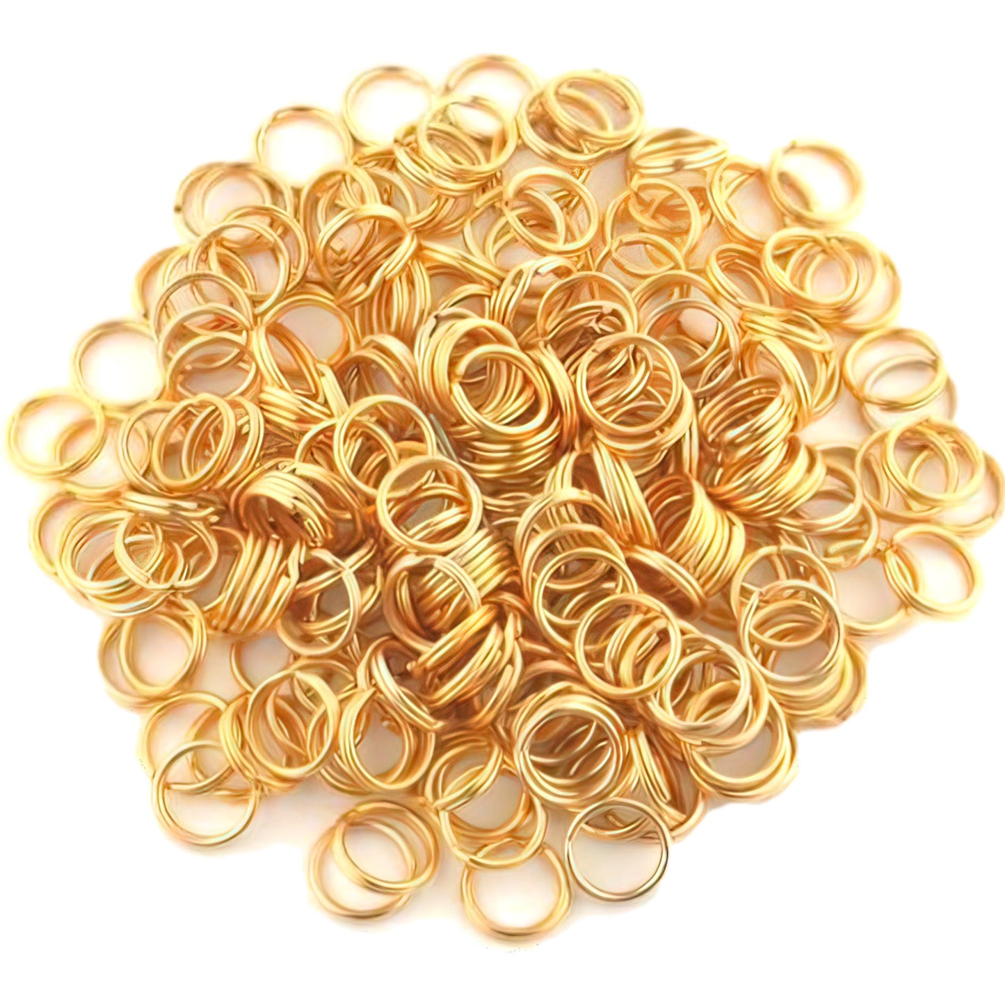 Split Rings Gold Plated 9mm 250Pcs