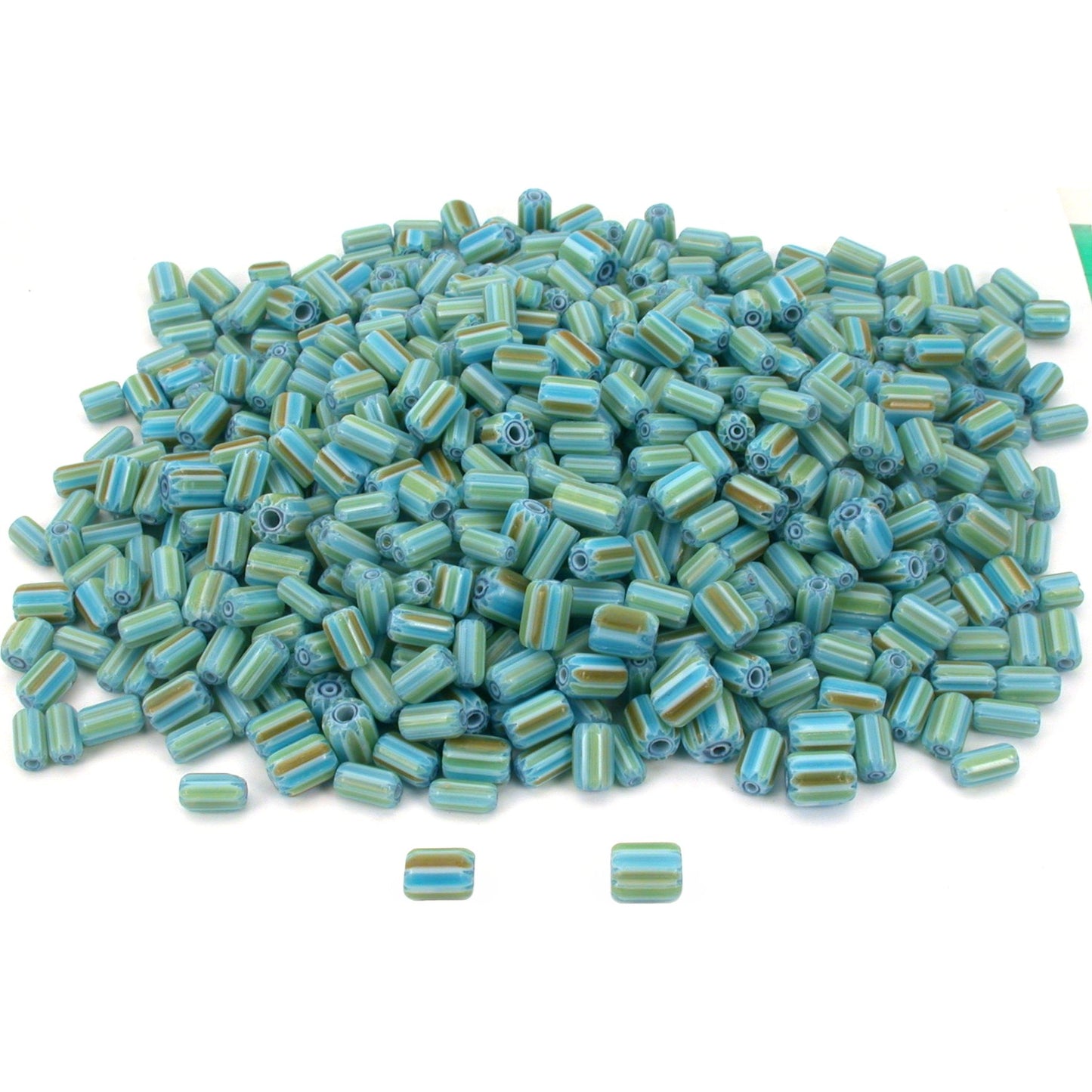 Multi Color Chevron Glass Beads Beading Approx 600