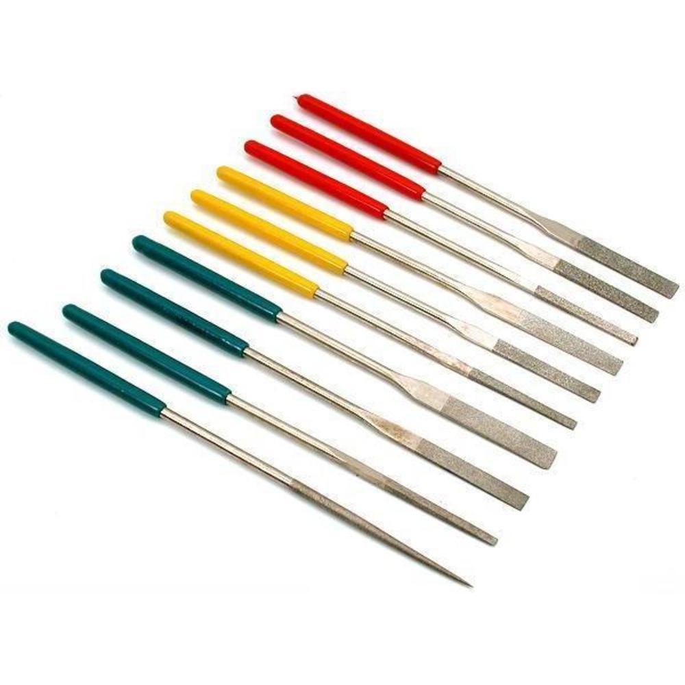 Diamond Coated Needle Files 10Pcs