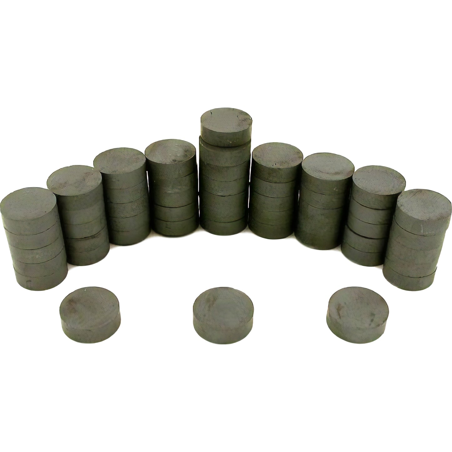 25 Round Full Disc Magnets Crafts Hobby Home Model Fridge Office Part 3/4"