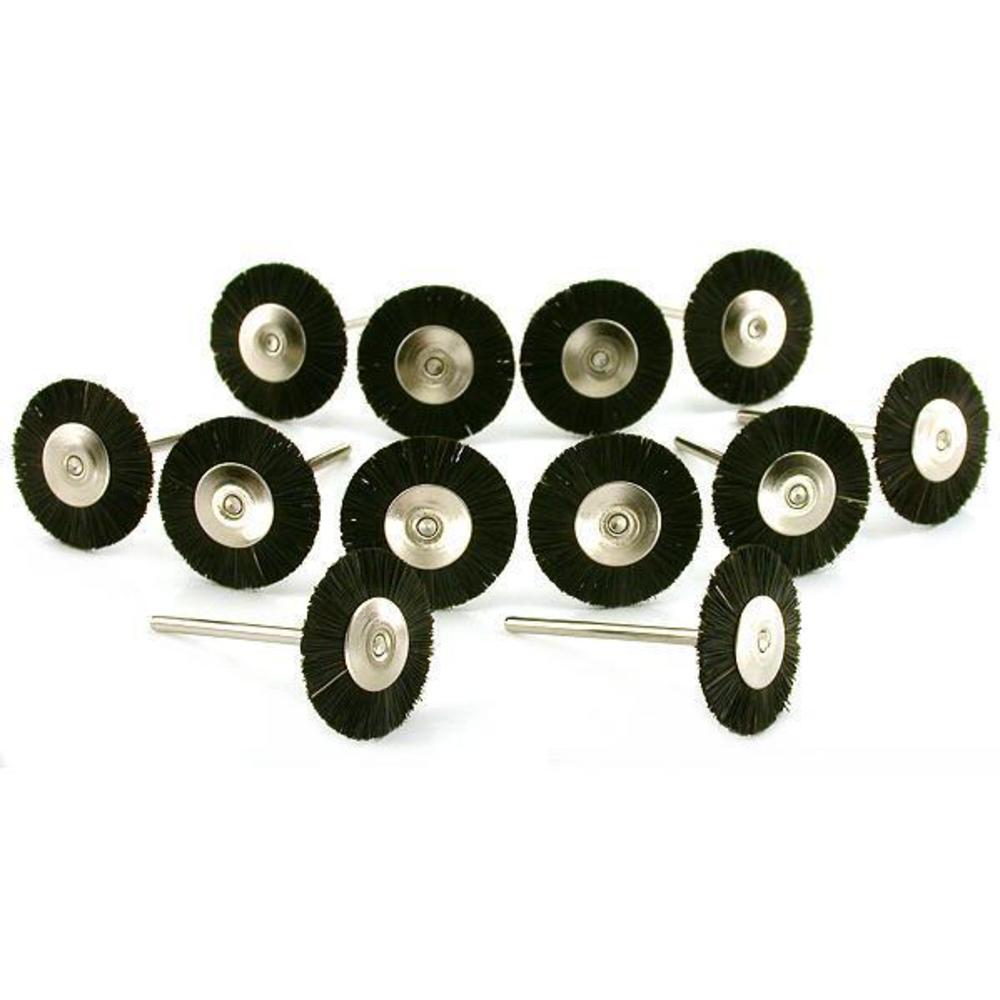 Wheel Brushes Stiff 1" 12Pcs
