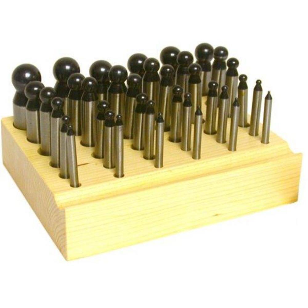 Dapping Punches Steel 36Pcs
