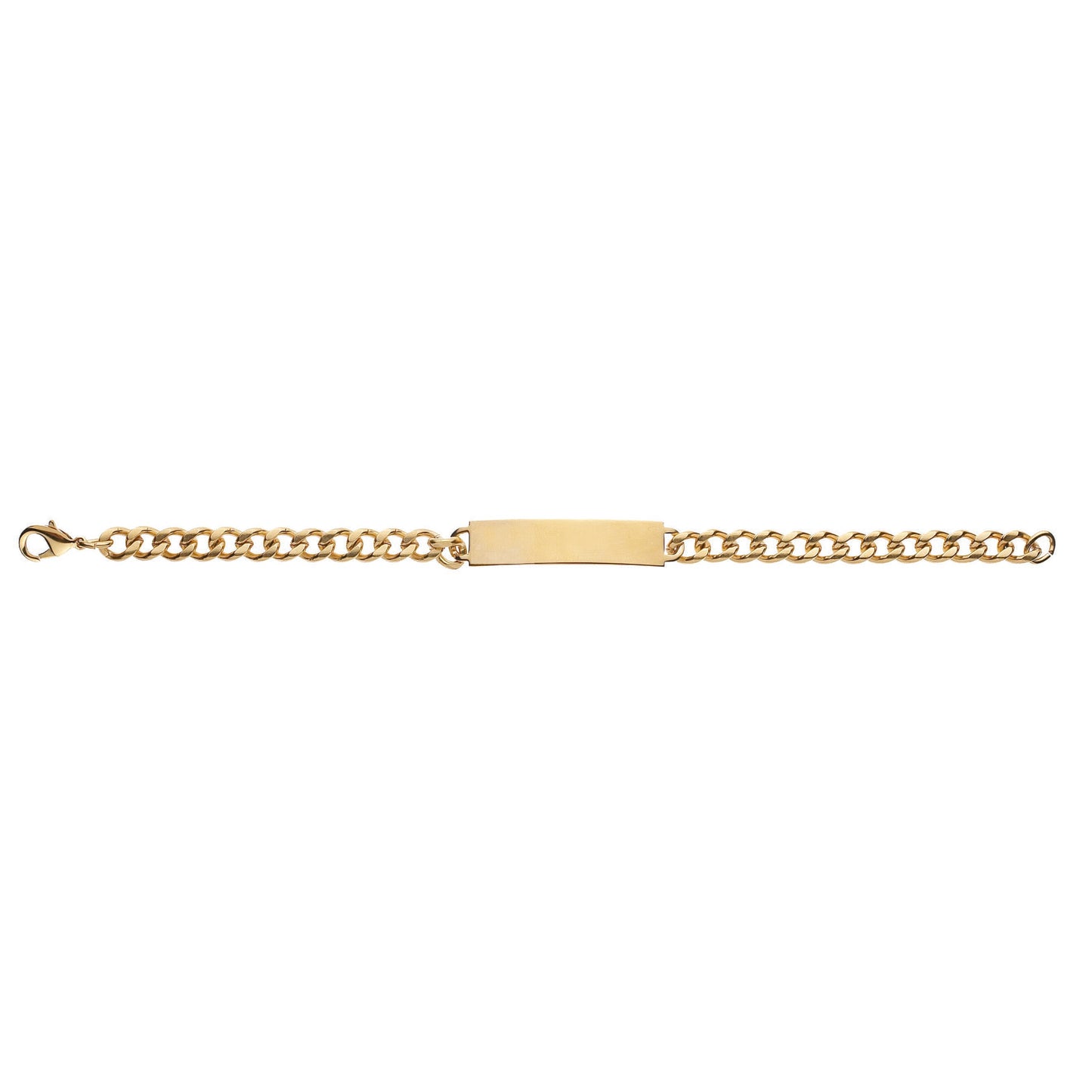 ID Bracelet Gold Plated 8 1/2"