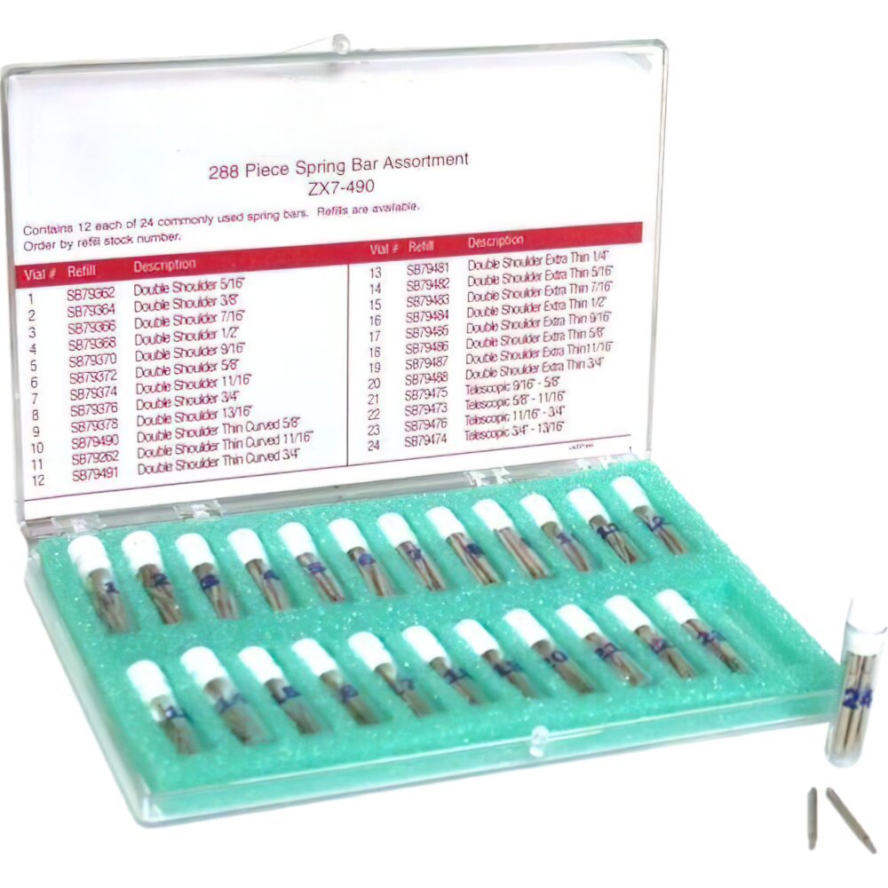 288 Spring Bars Set & 2 Watch Pin Link Remover Watchmaker Watchmakers Tools