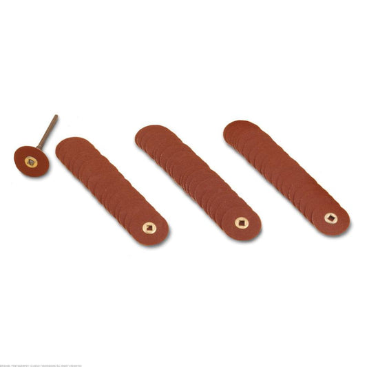 200 Adalox Abrasive Sanding Discs, 3/4" Diameter, Coarse Grit