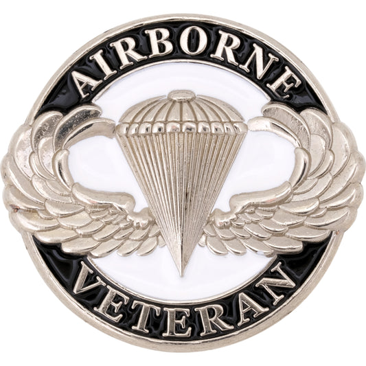 U.S. Army Airborne Veteran Parachute Wings Military Lapel Pin