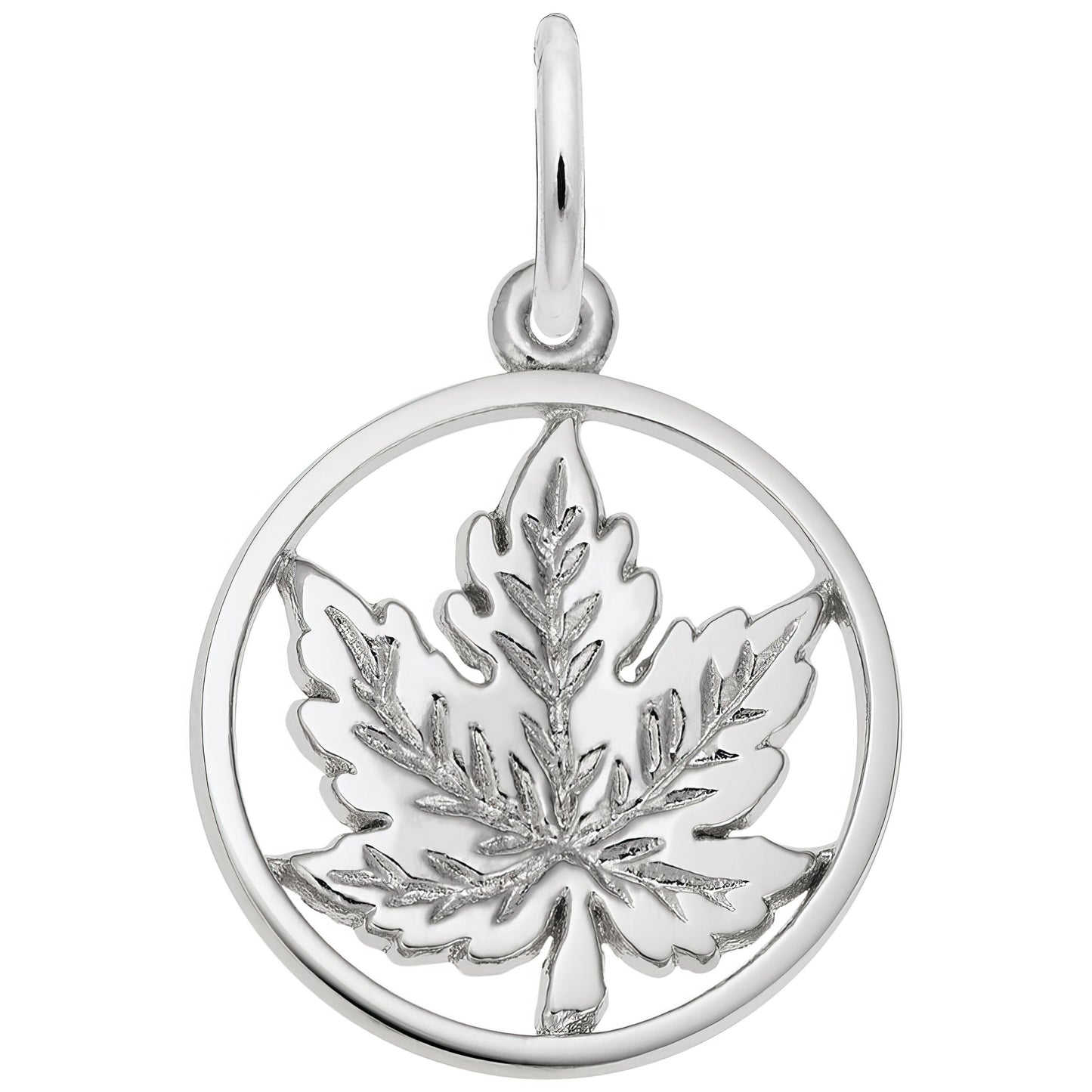 Sterling Silver Maple Leaf Charm