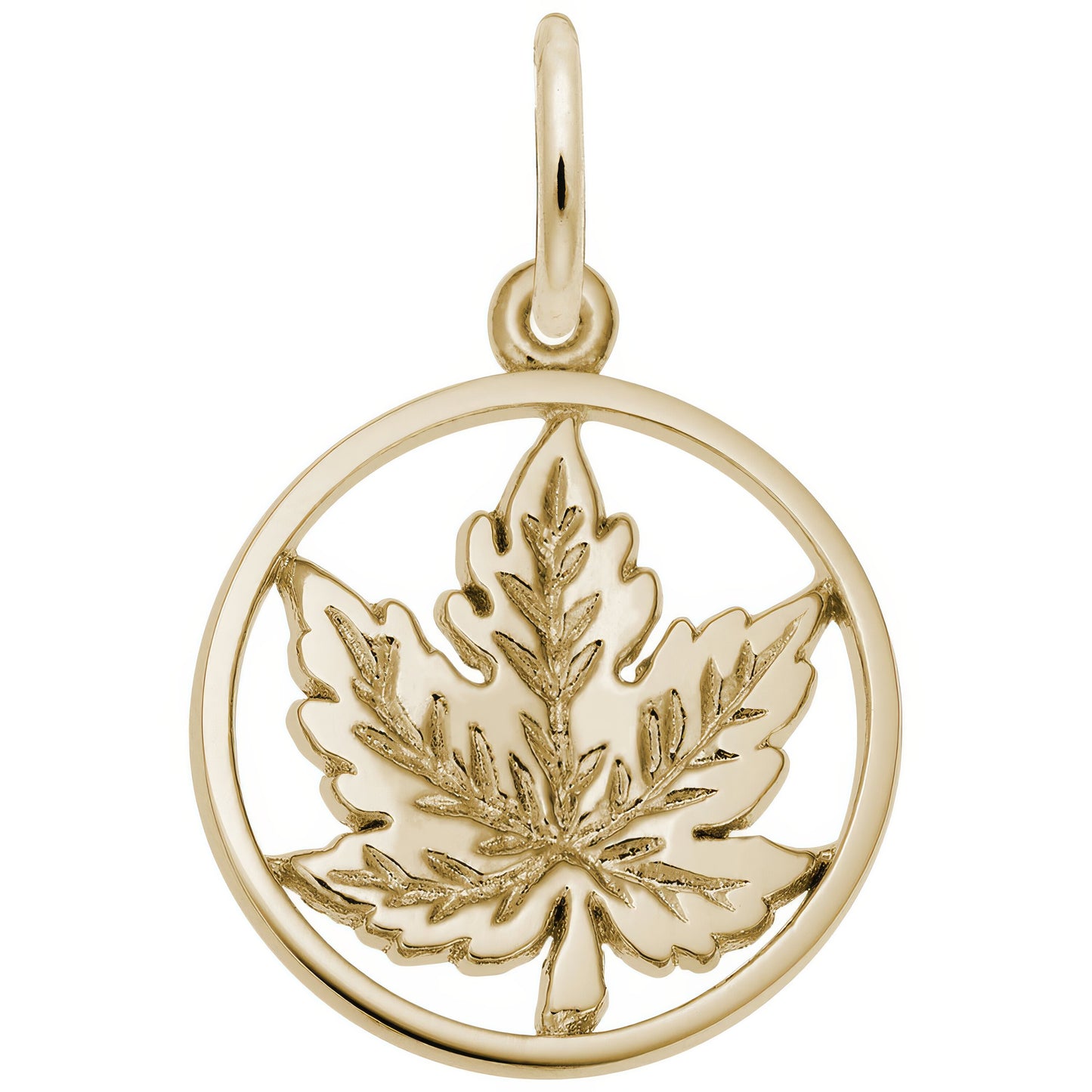 Sterling Silver Maple Leaf Charm