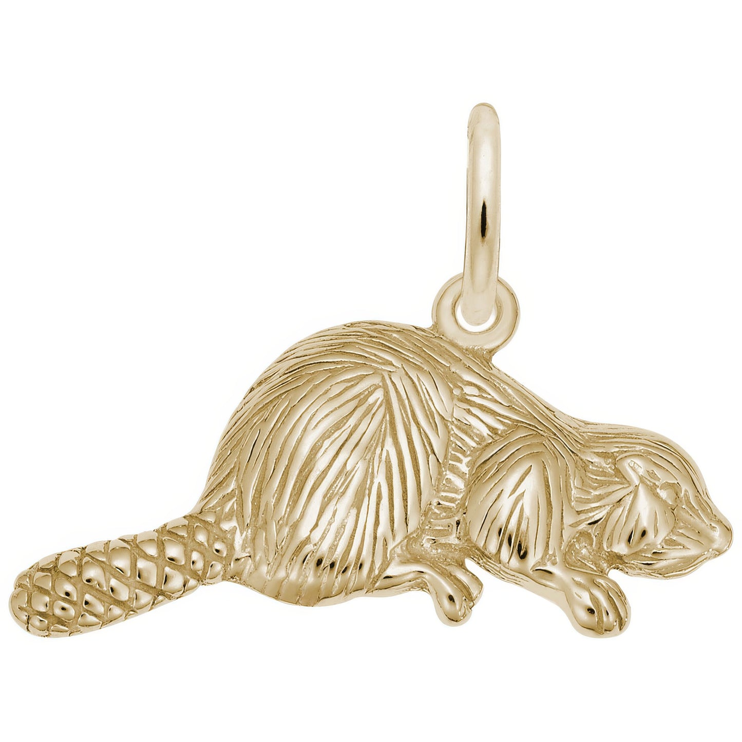 Beaver Charm - Metal - Sterling Silver