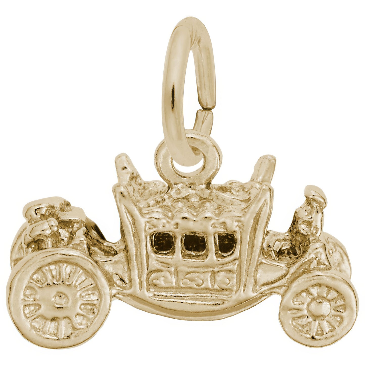 Royal Carriage Charm - Metal - Sterling Silver