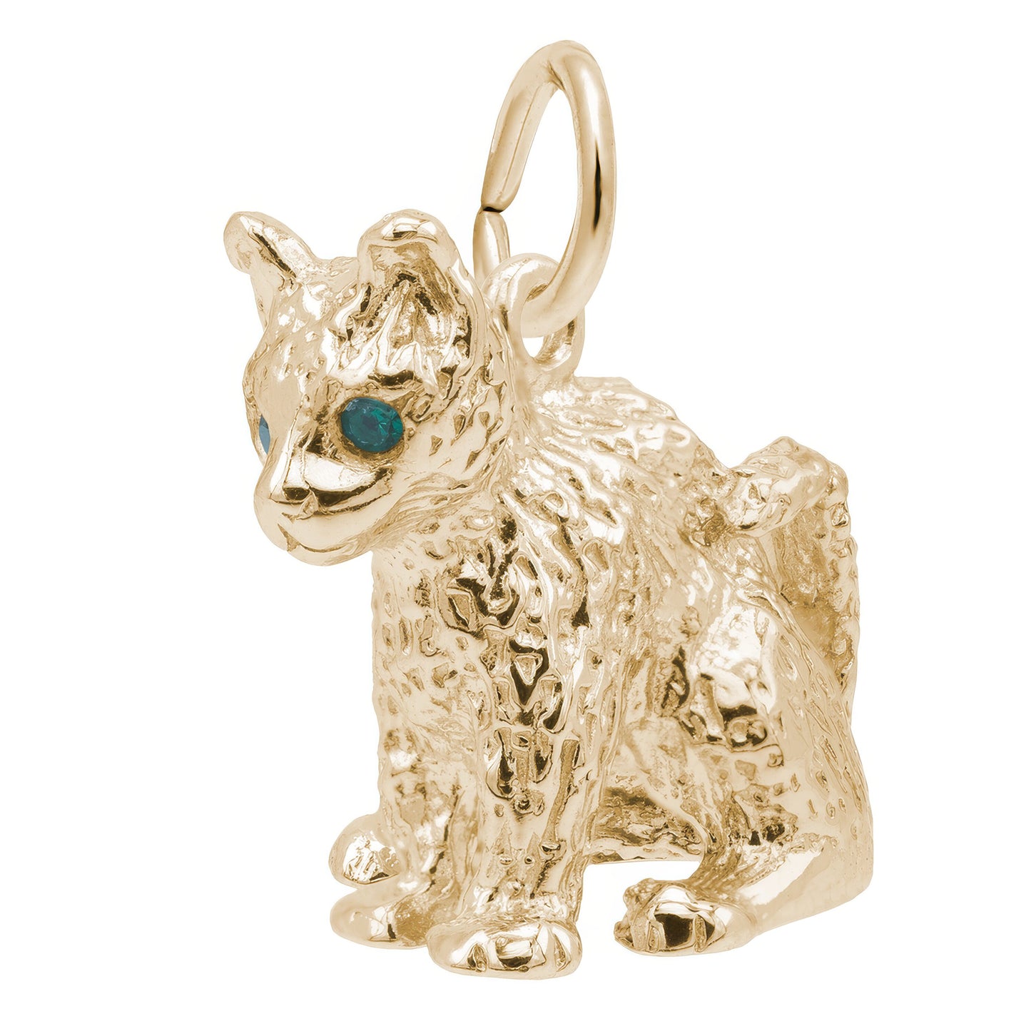 Cat Charm, Sterling Silver