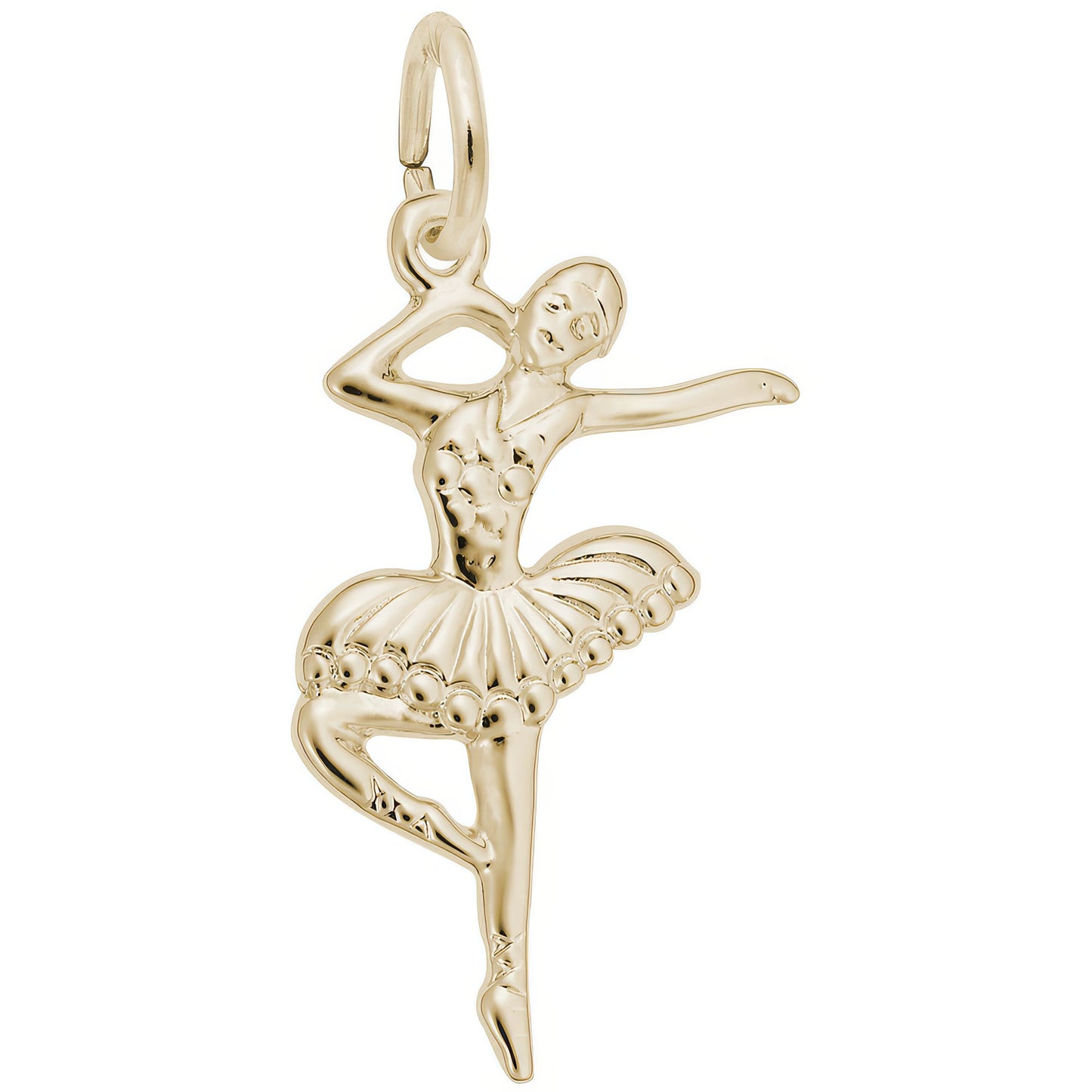Charms Sterling Silver Ballet Dancer with Tutu Charm