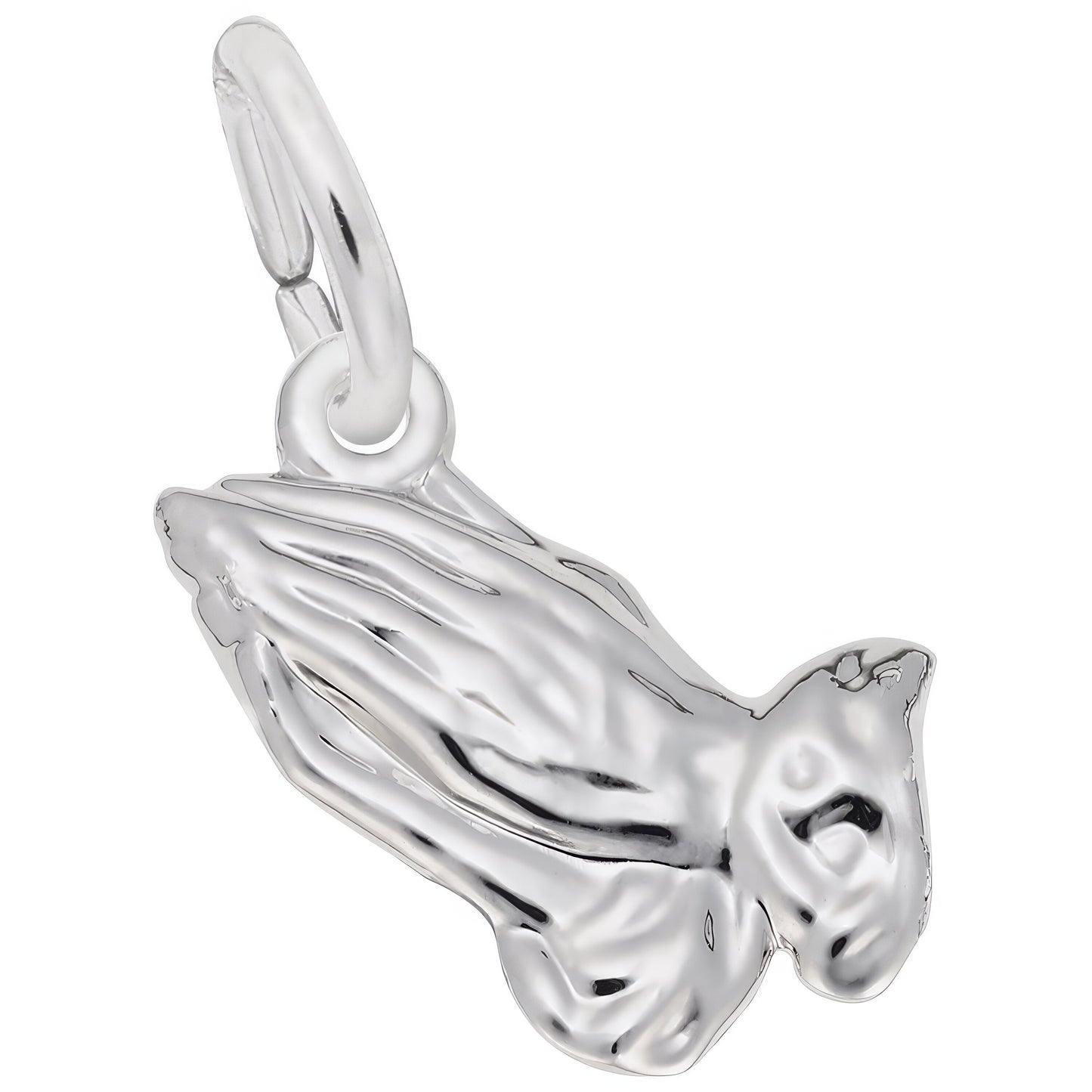Sterling Silver Small Praying Hands Charm