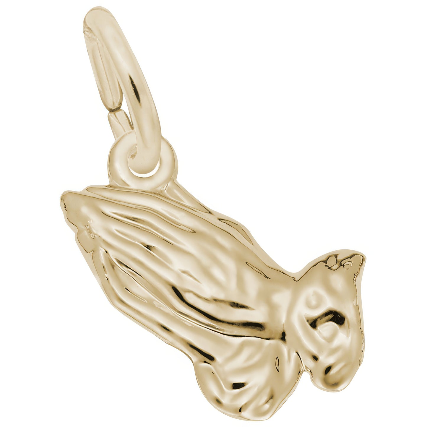 Sterling Silver Small Praying Hands Charm
