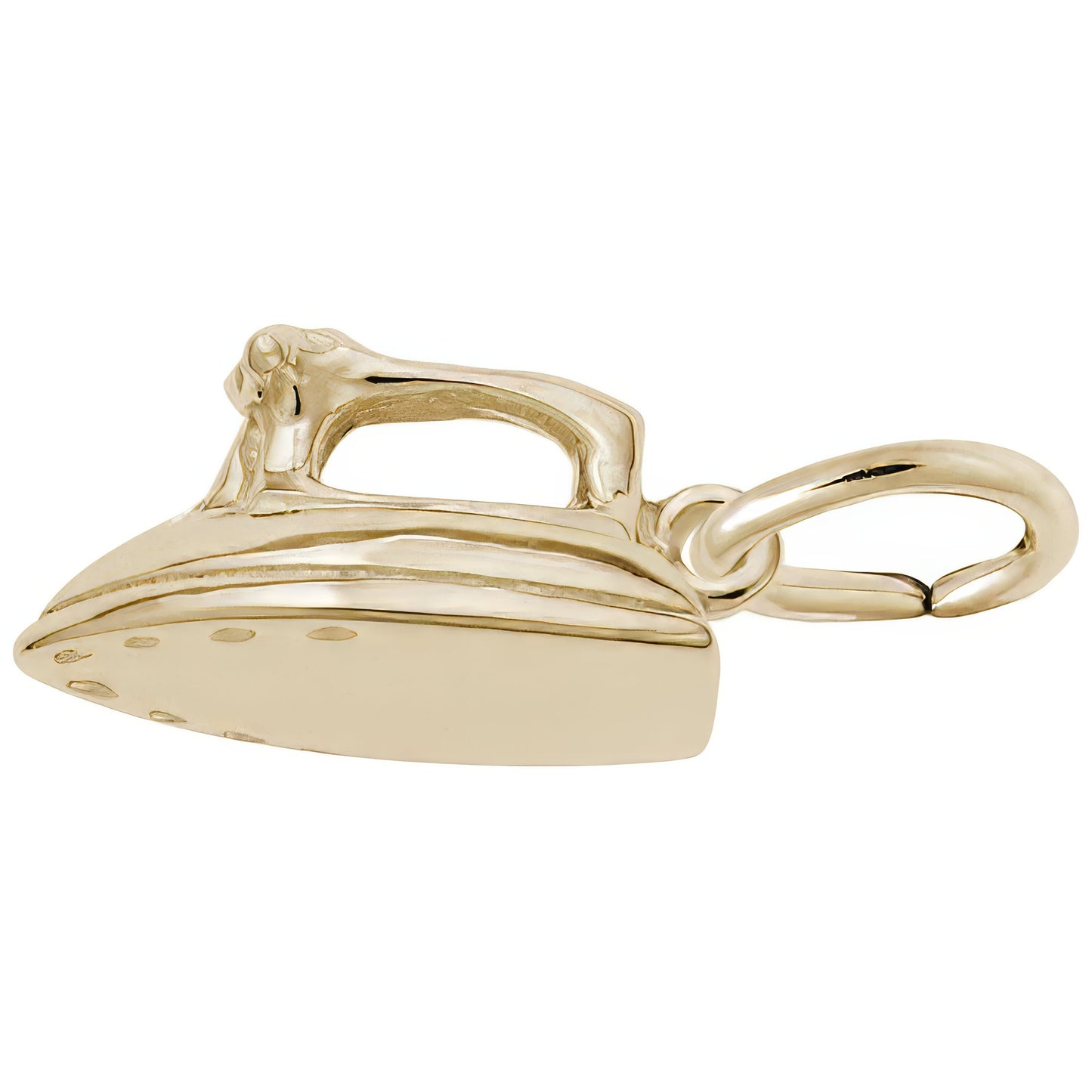 Iron Charm - Metal - Sterling Silver