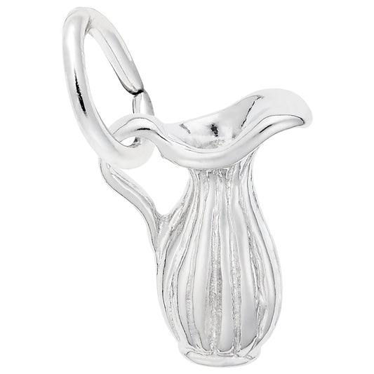 Pitcher Charm - Metal - Sterling Silver