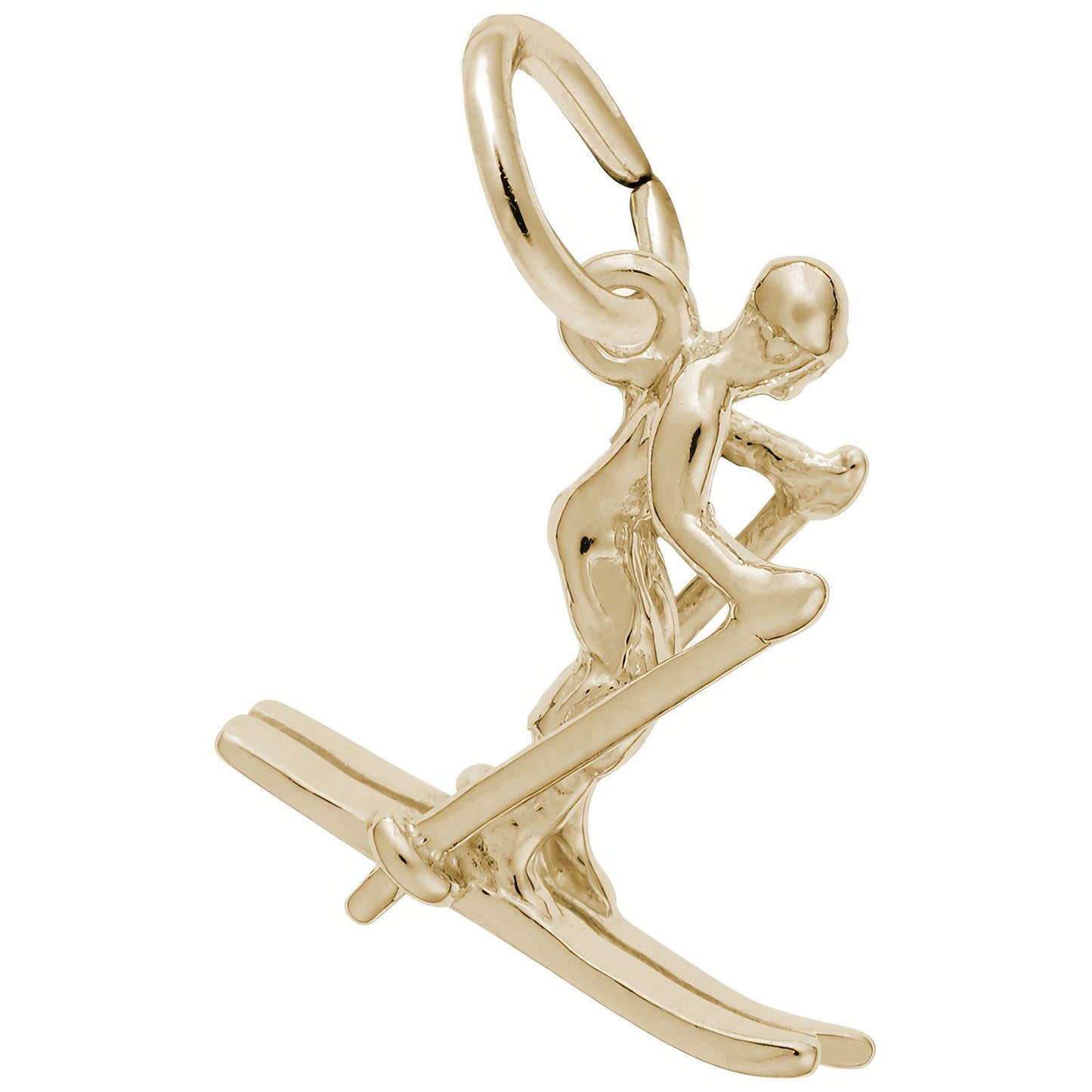 Charms Sterling Silver Skier Charm