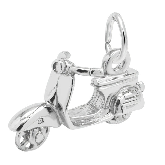 Scooter Charm, Sterling Silver