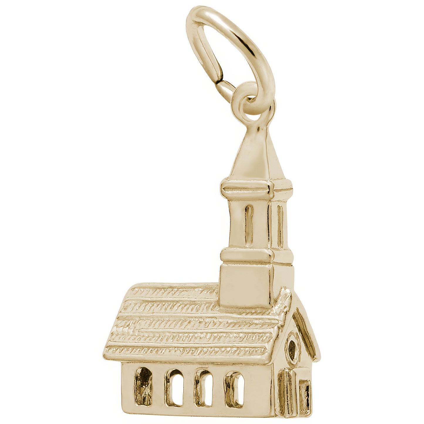 Sterling Silver Church Charm