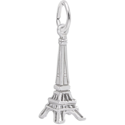 Sterling Silver Eiffel Tower Charm - 20mm x 10mm