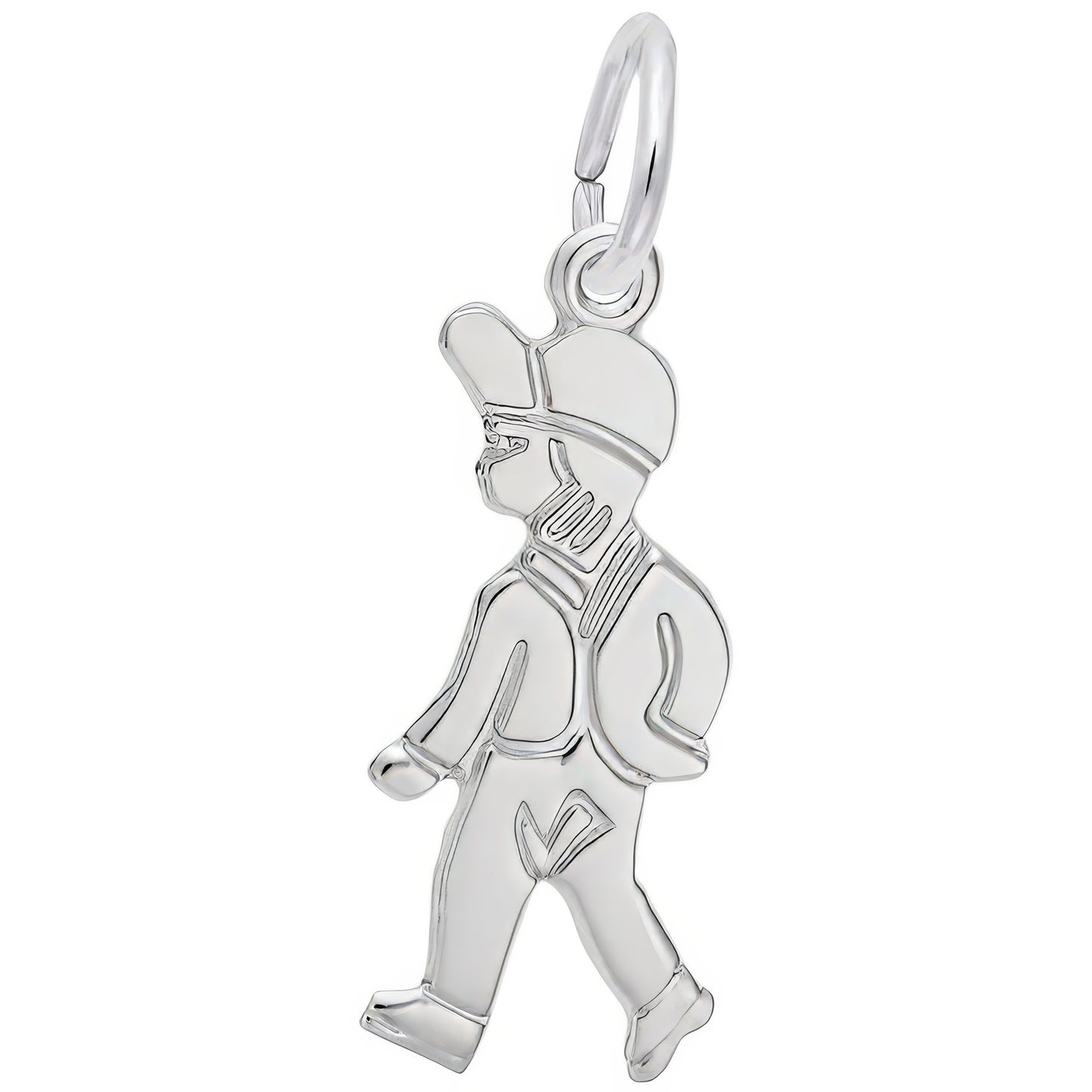 Charms Sterling Silver Walking Boy Charm