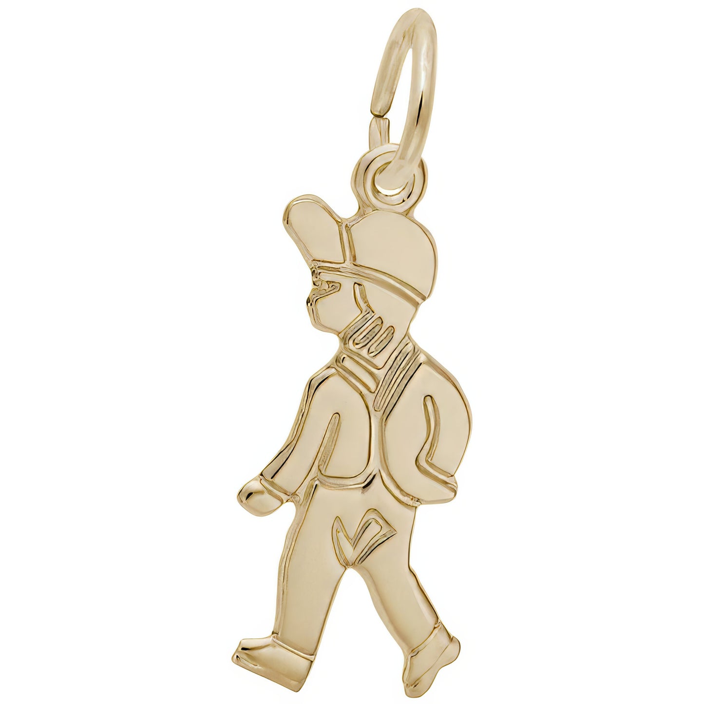 Charms Sterling Silver Walking Boy Charm