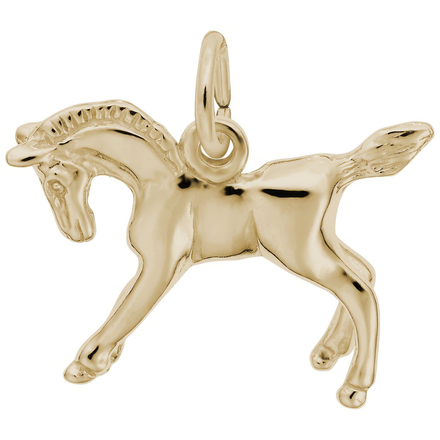 Horse Charm - Metal - Sterling Silver