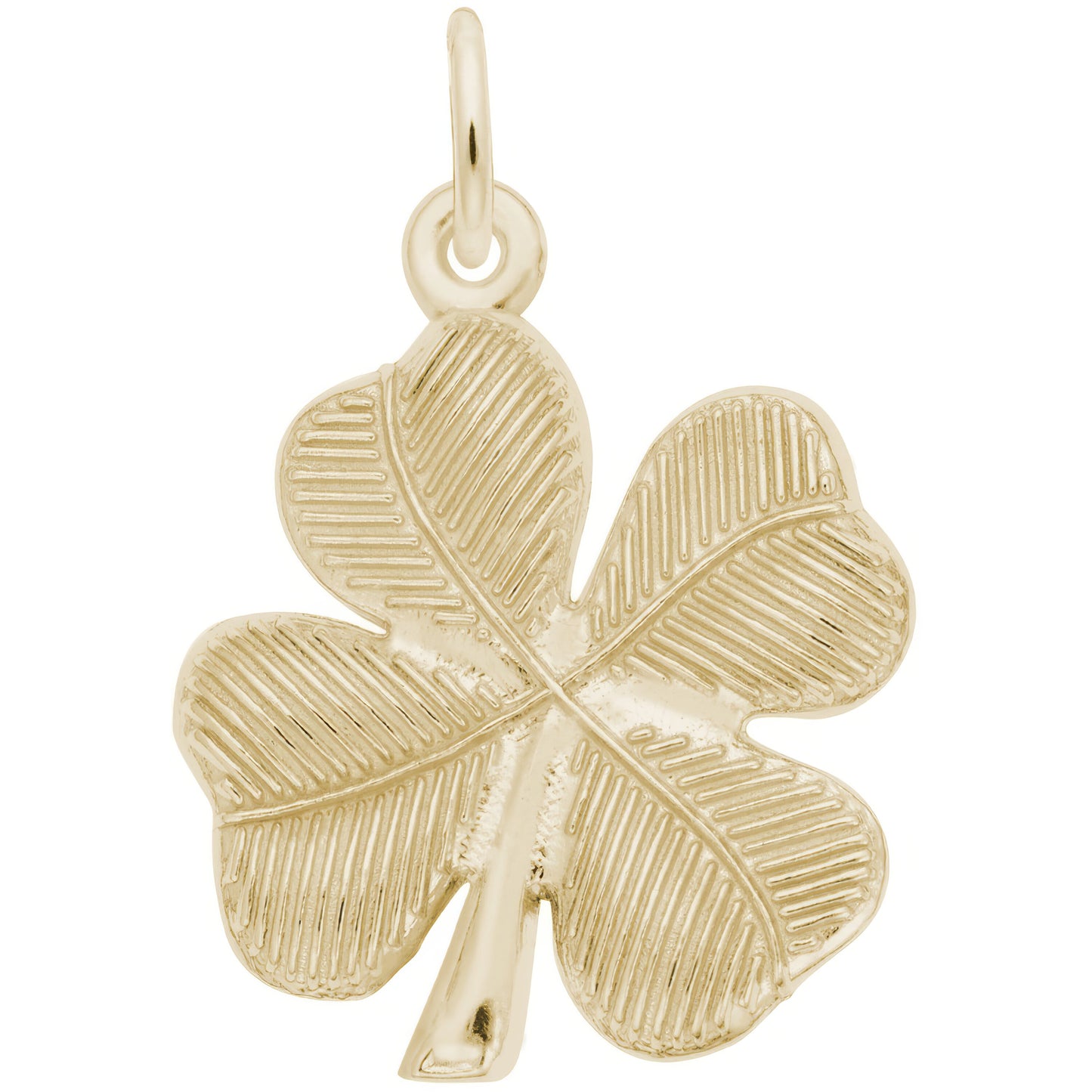Charms Sterling Silver Four Leaf Clover Charm