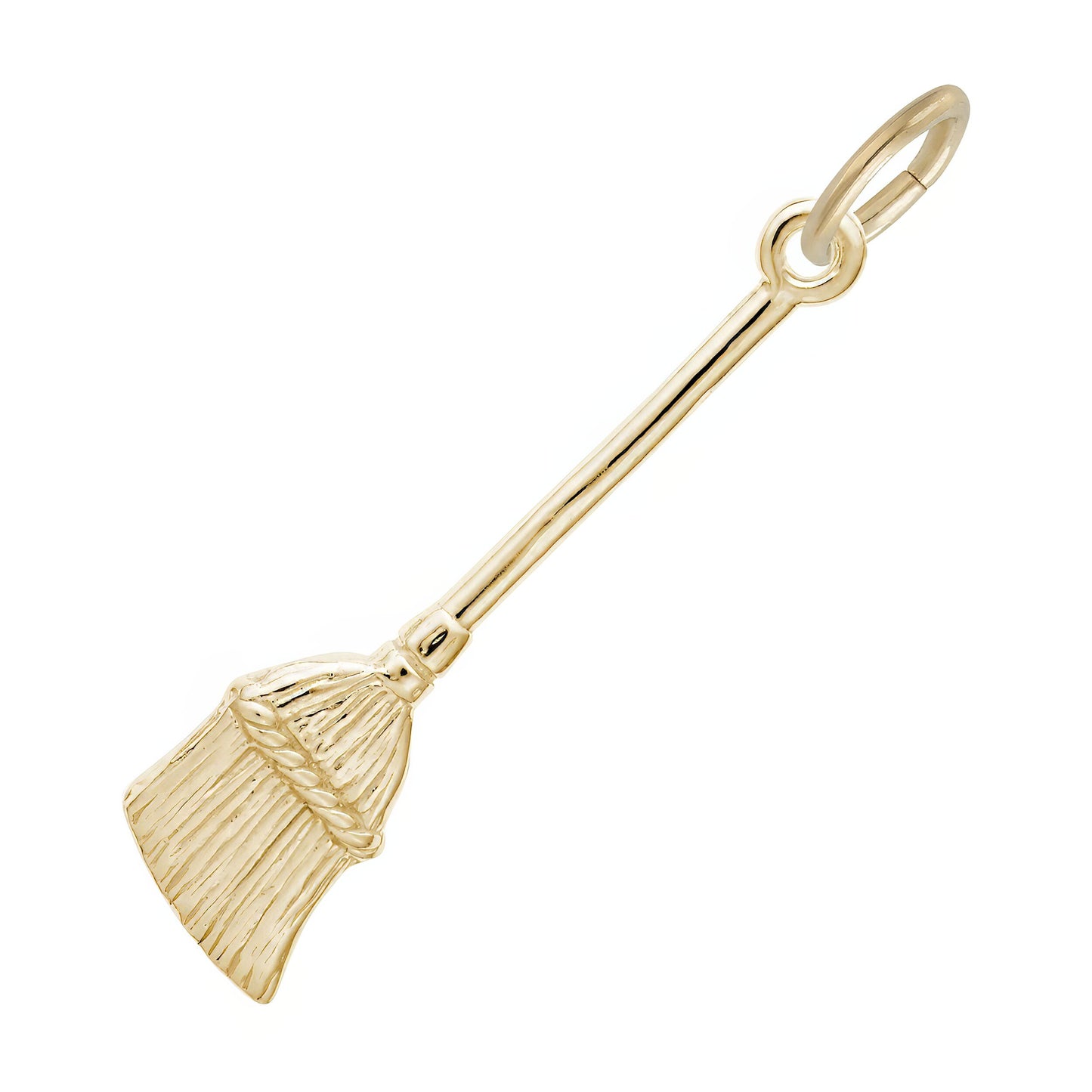 Broom Charm - Metal - Sterling Silver