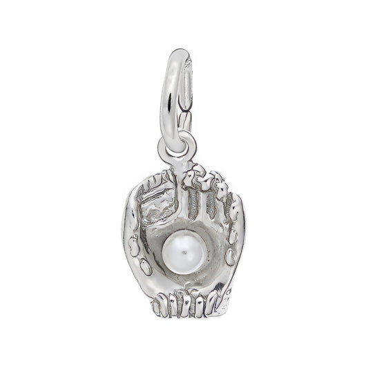 Charms Sterling Silver Baseball Glove Charm