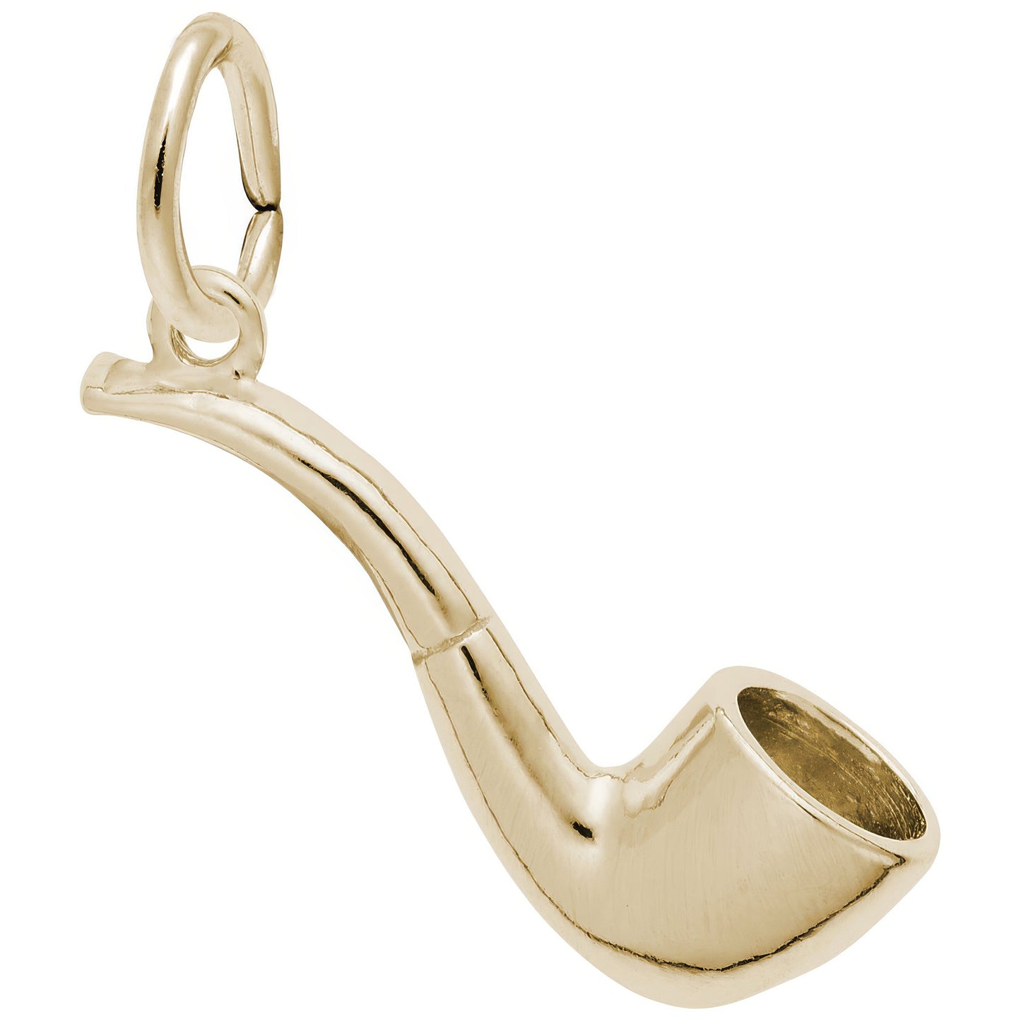 Pipe Charm - Metal - Sterling Silver