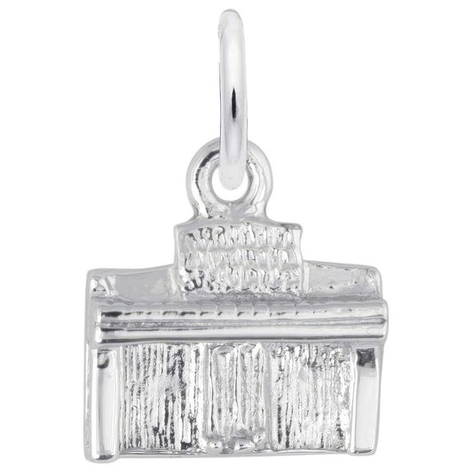 Spinet Charm, Sterling Silver