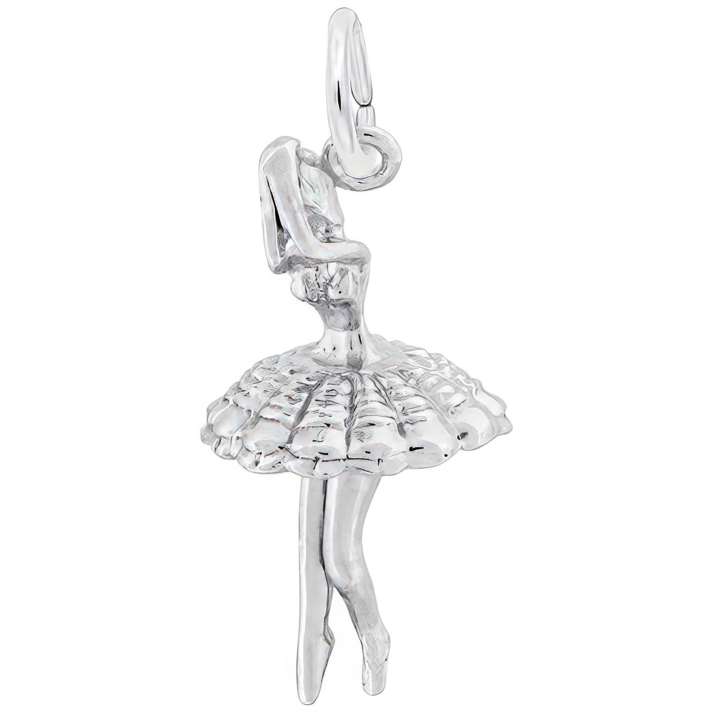 Ballet Dancer Charm, Sterling Silver