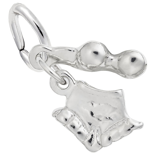 Bikini Charm - Metal - Sterling Silver