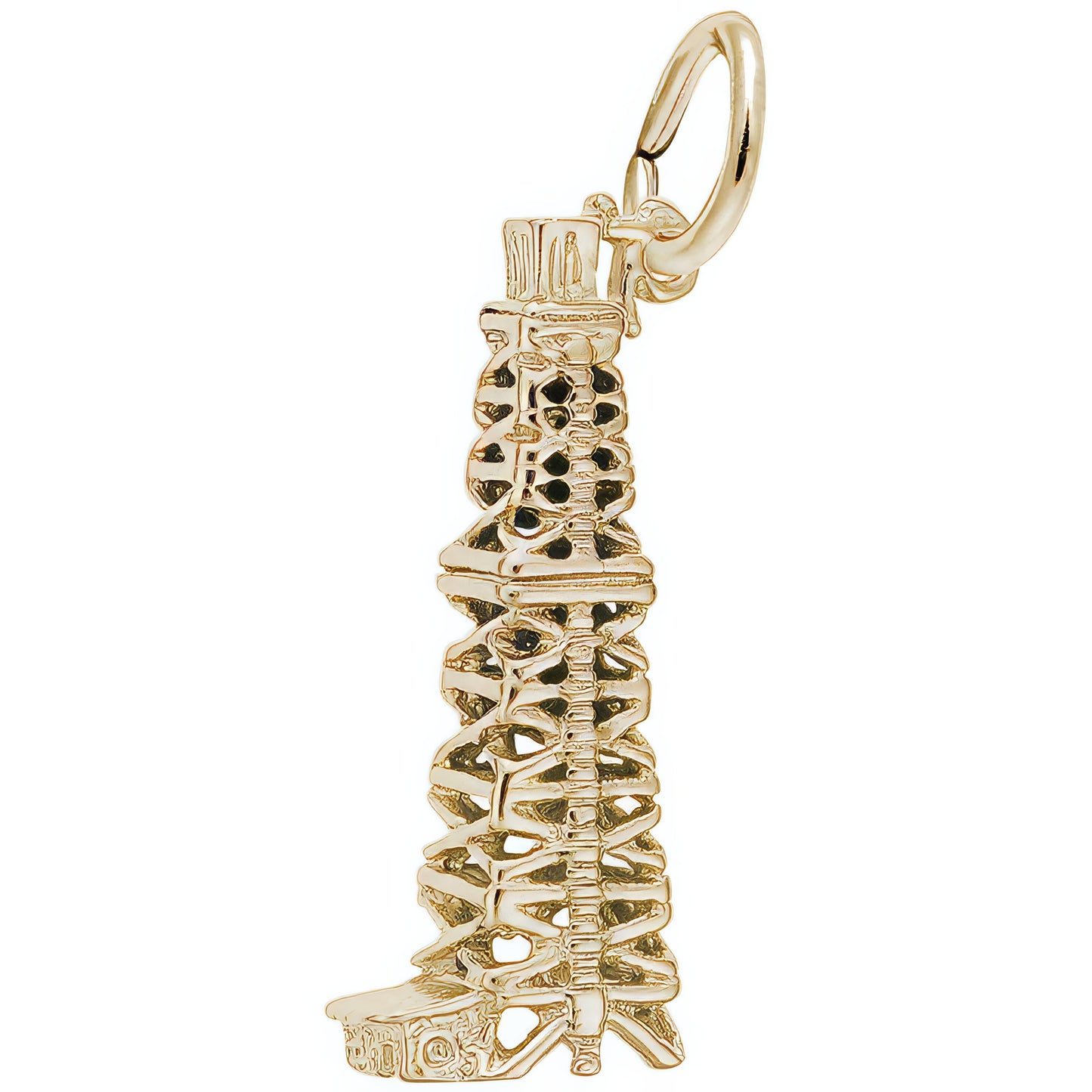 Oil Well Charm - Metal - Sterling Silver