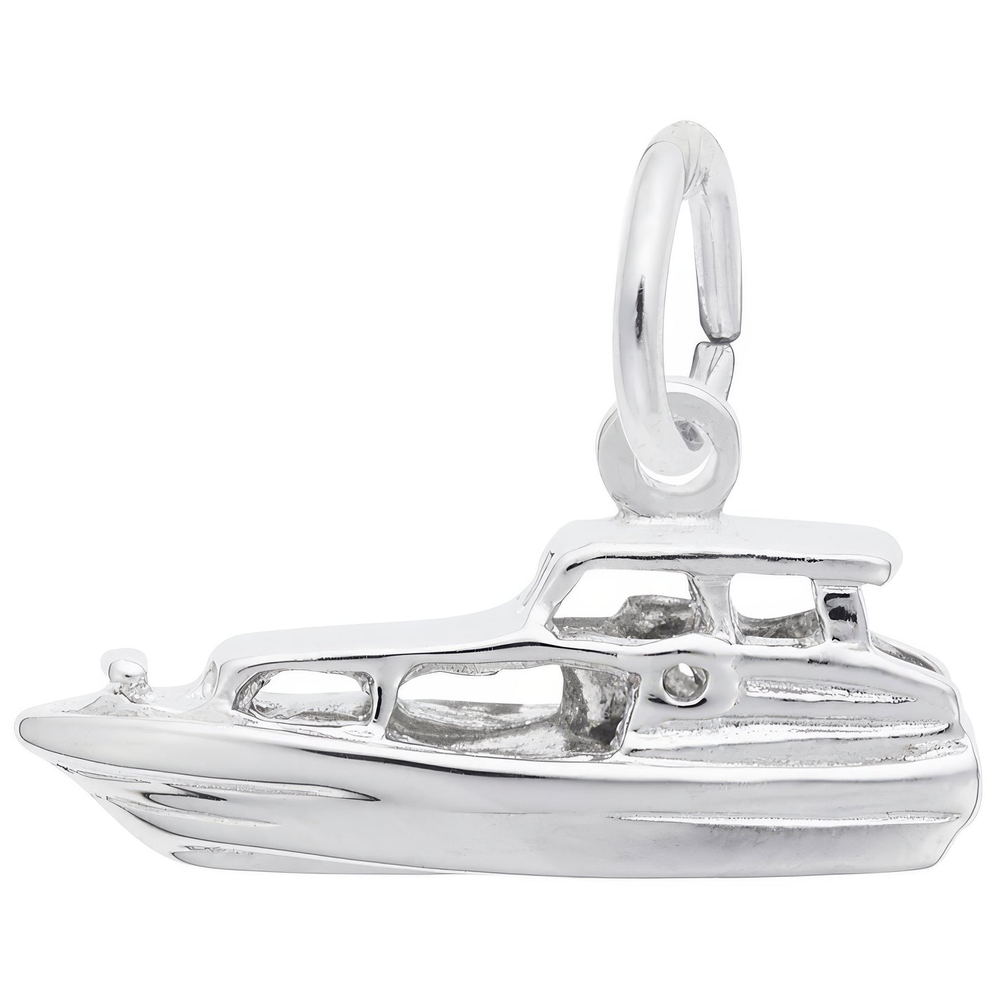 Yacht Charm - Metal - Sterling Silver