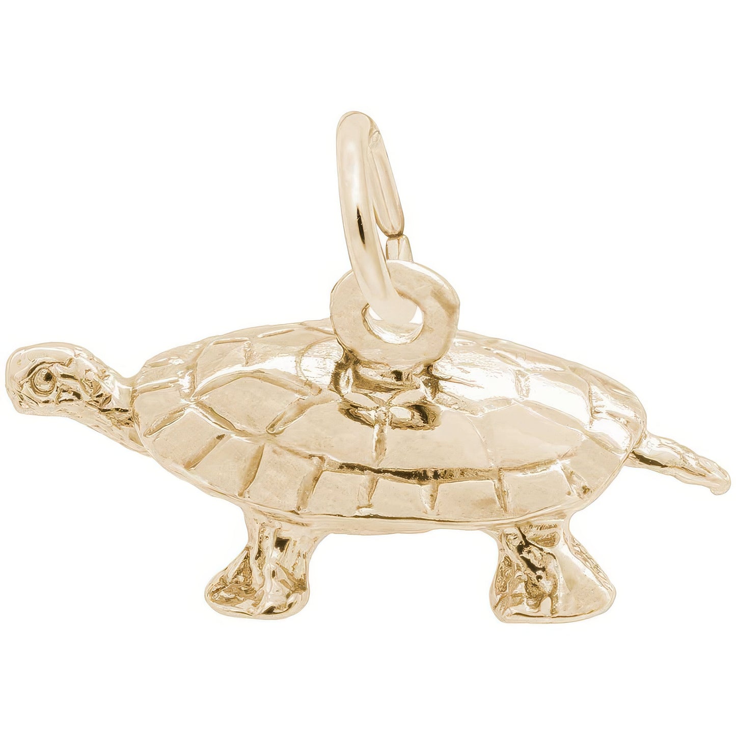 Turtle Charm, Sterling Silver