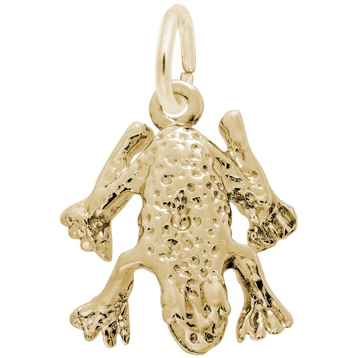 Frog Charm, Sterling Silver