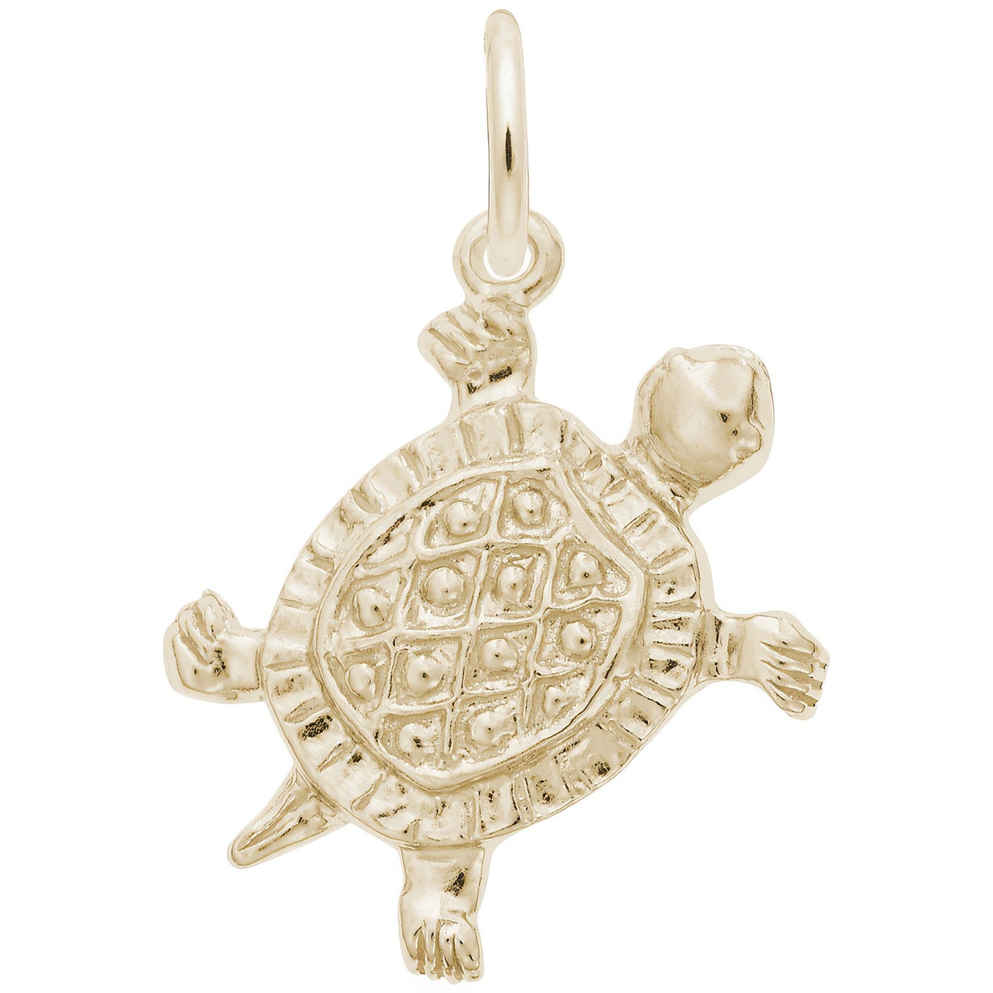 Turtle Charm - Metal - Sterling Silver