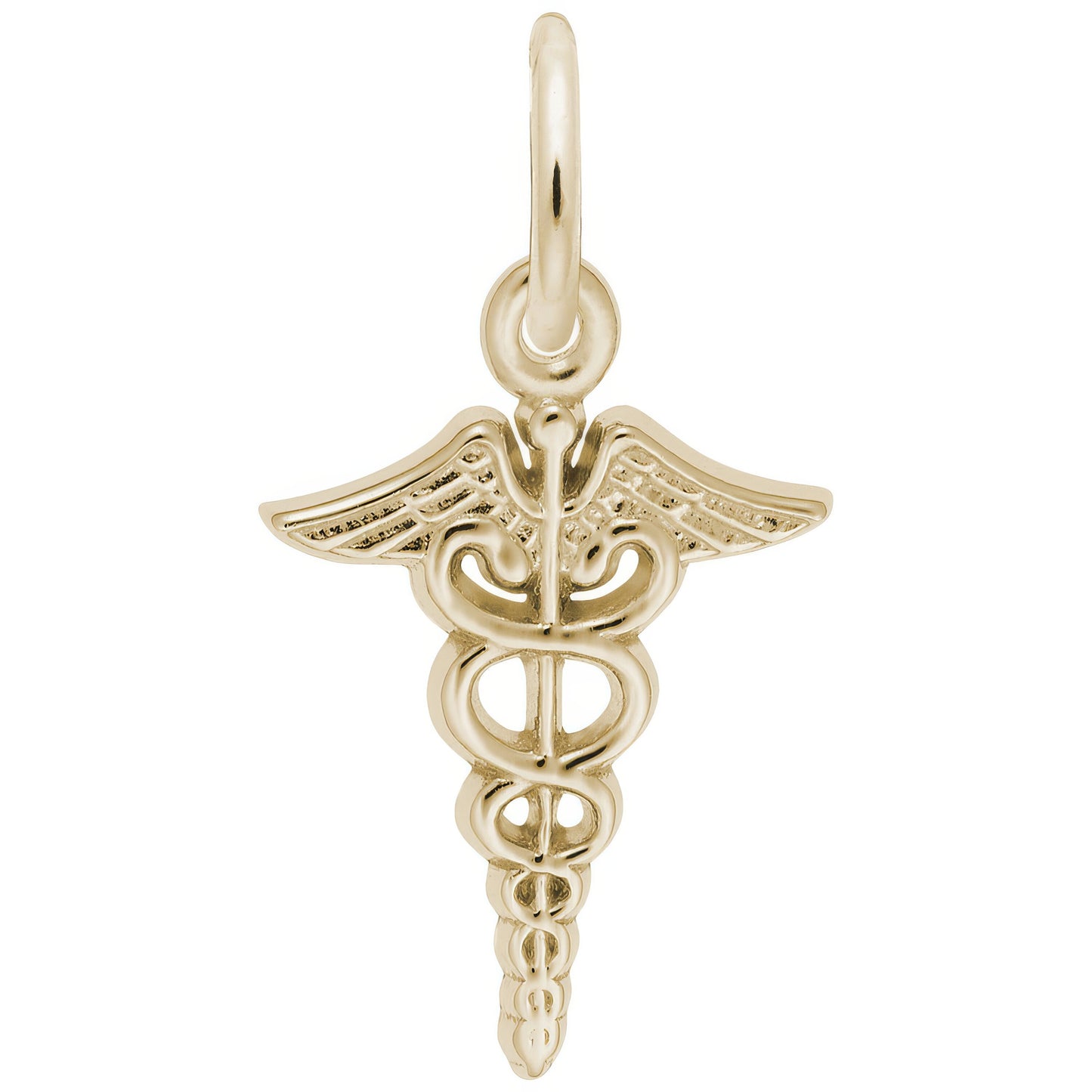 Charms Sterling Silver Caduceus Charm