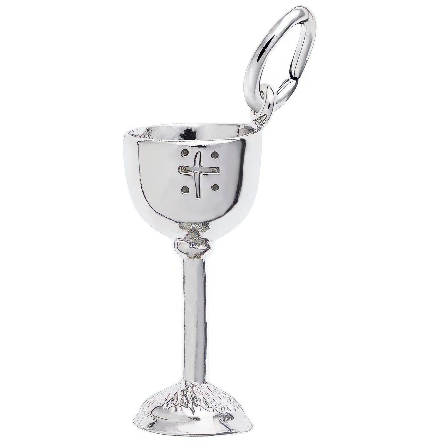 Communion Chalice Charm - Metal - Sterling Silver