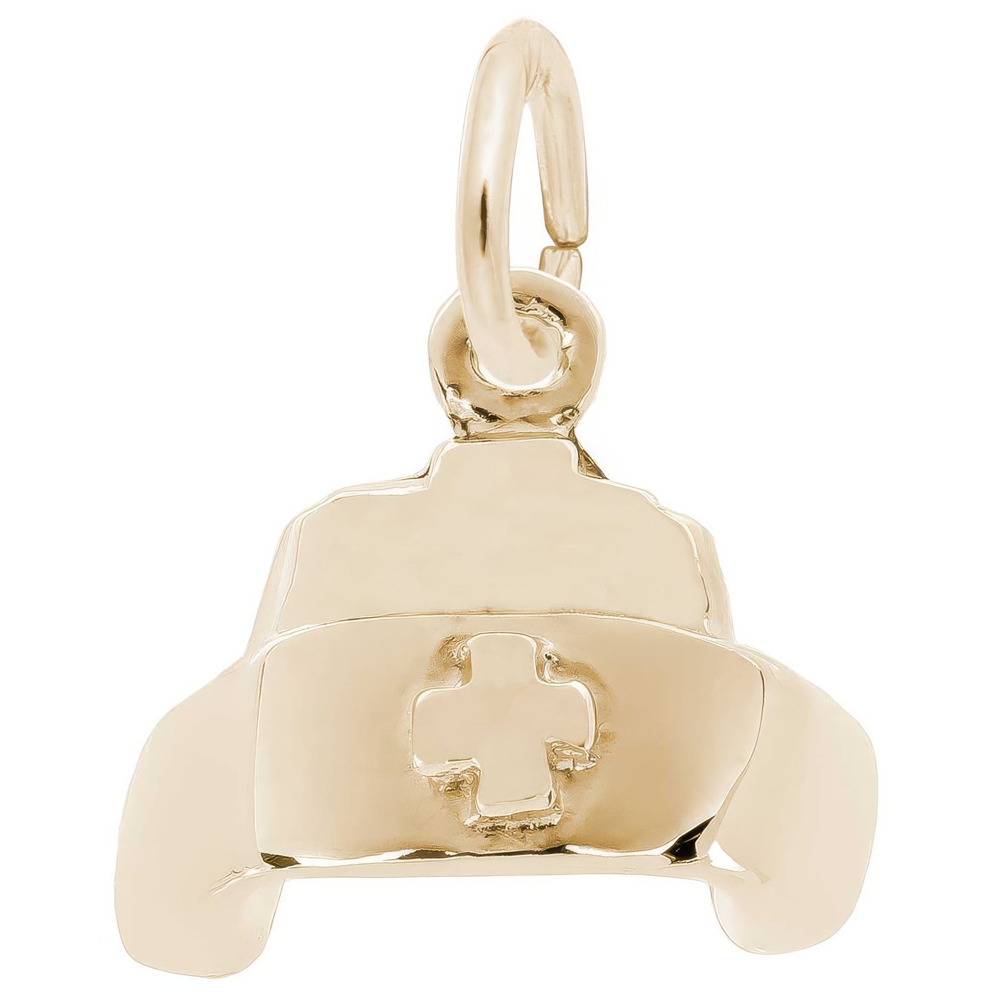 Nurse's Cap Charm, Sterling Silver
