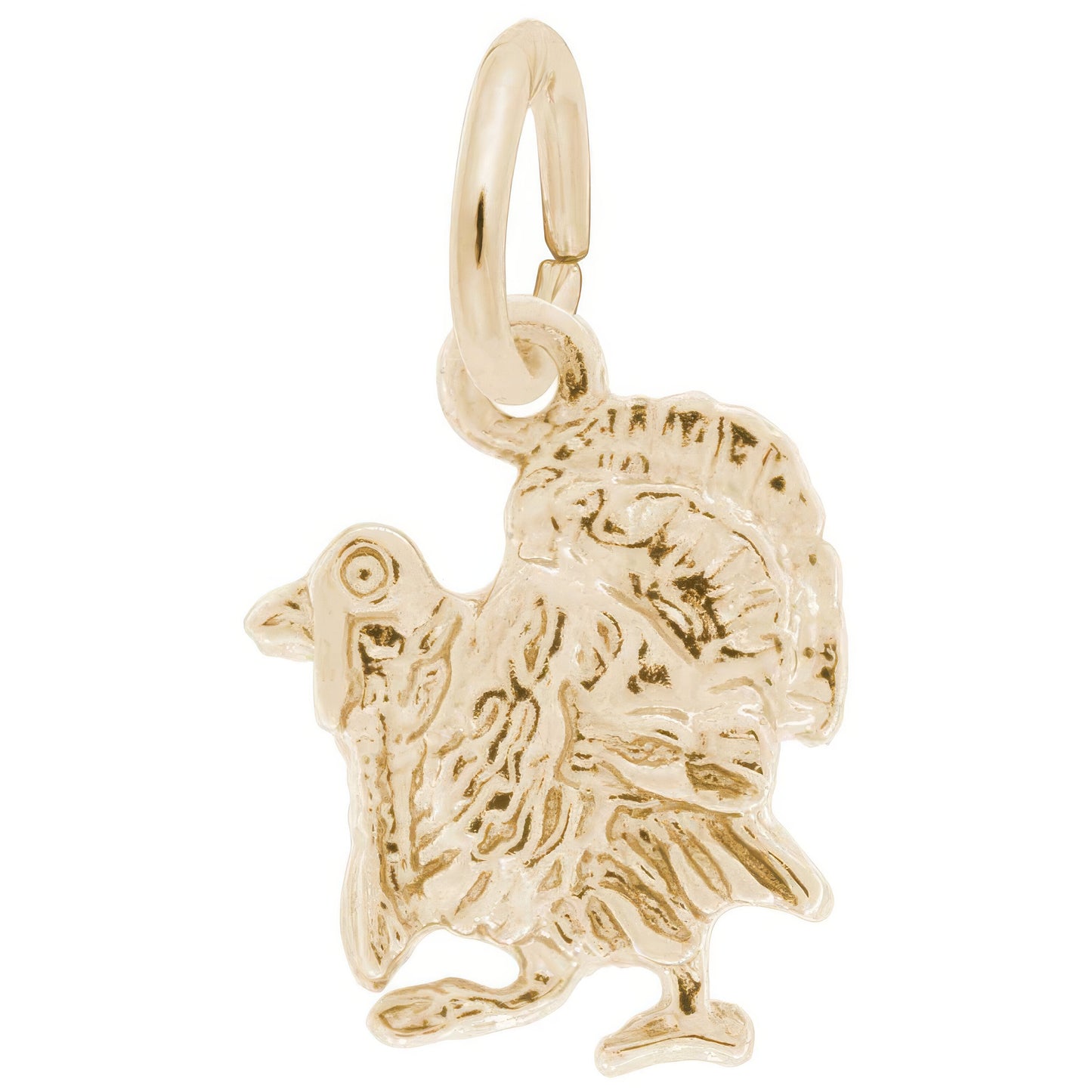 Turkey Charm, Sterling Silver