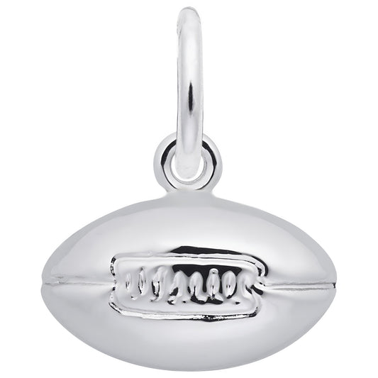 Sterling Silver Football Charm