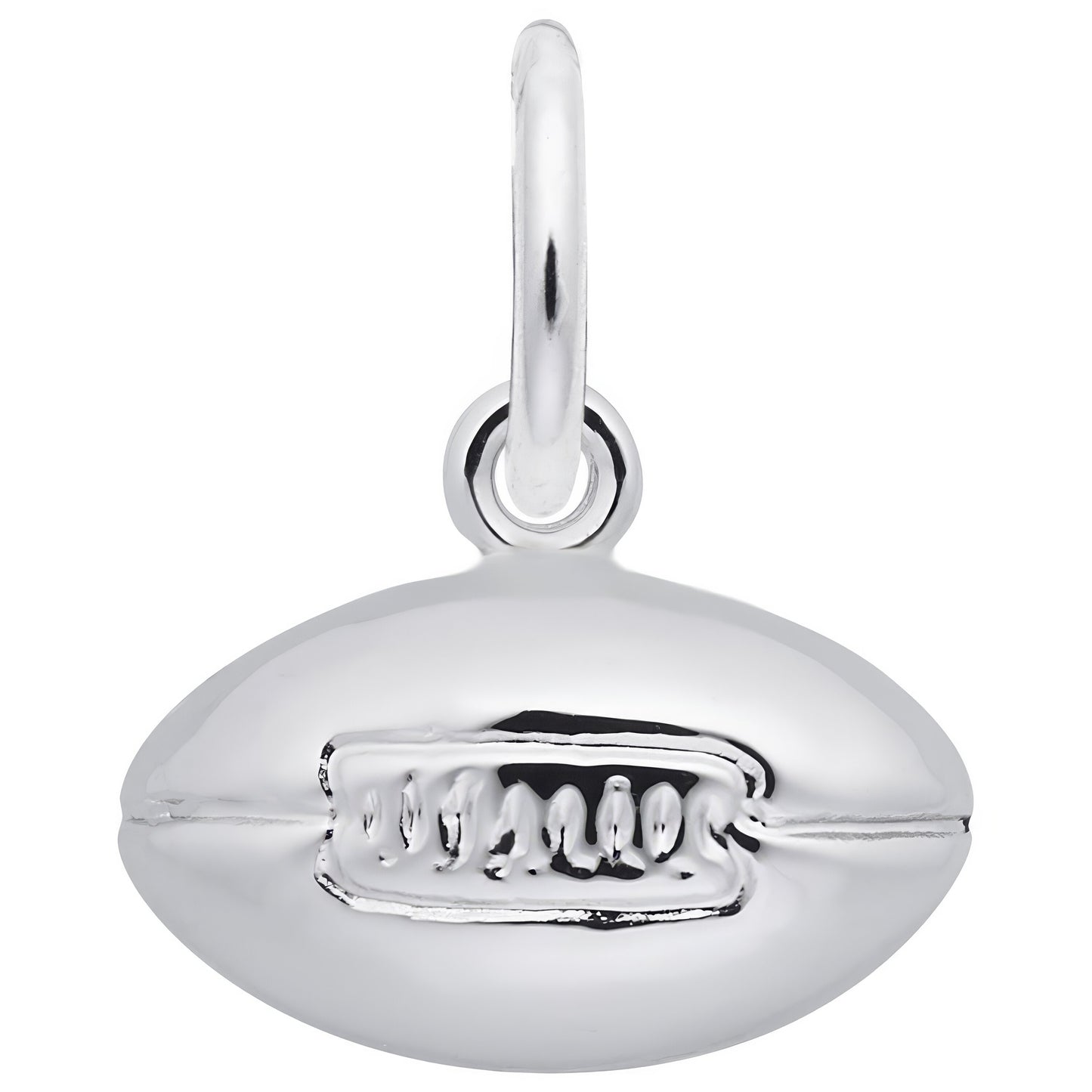 Sterling Silver Football Charm