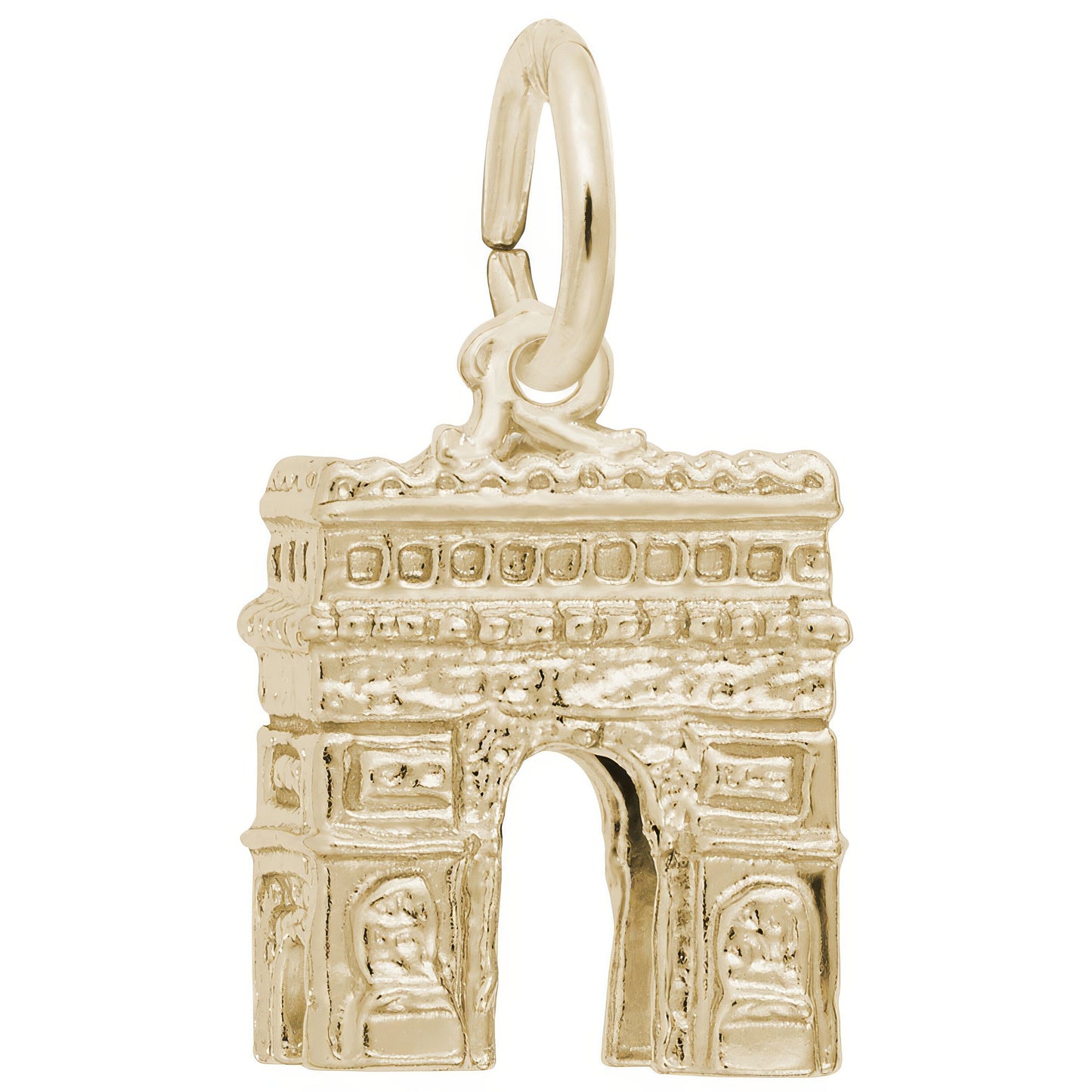 LArc De Triomphe Charm - Metal - Sterling Silver