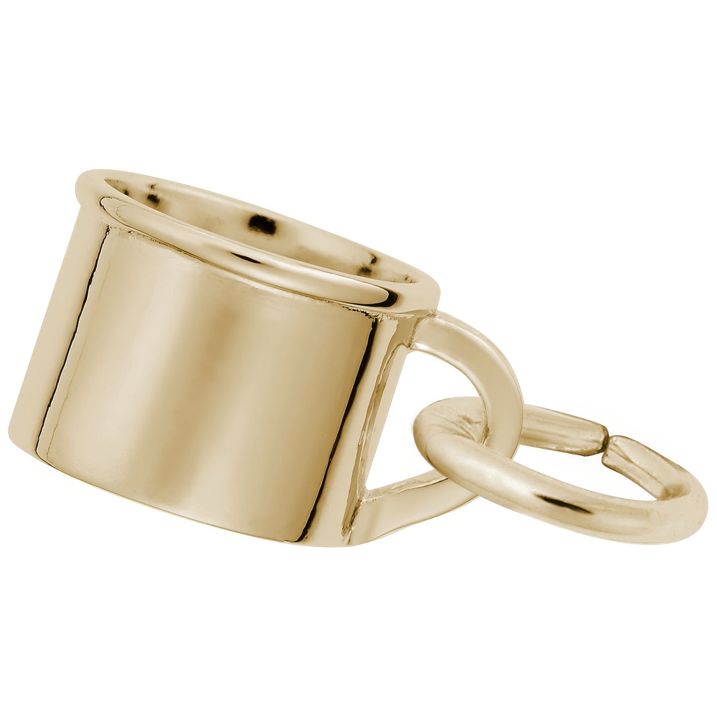 Adorable Baby Cup Charm - Metal - Sterling Silver